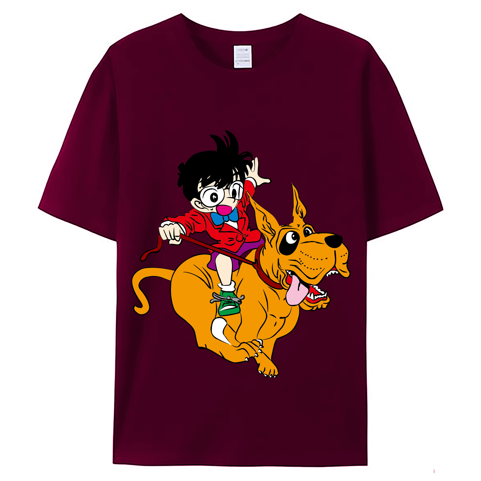 （画像用） 名探偵コナン 江戸川 コナン Detective Conan Conan Edogawa レディースカジュアルプリントTシャツ（綿100％）